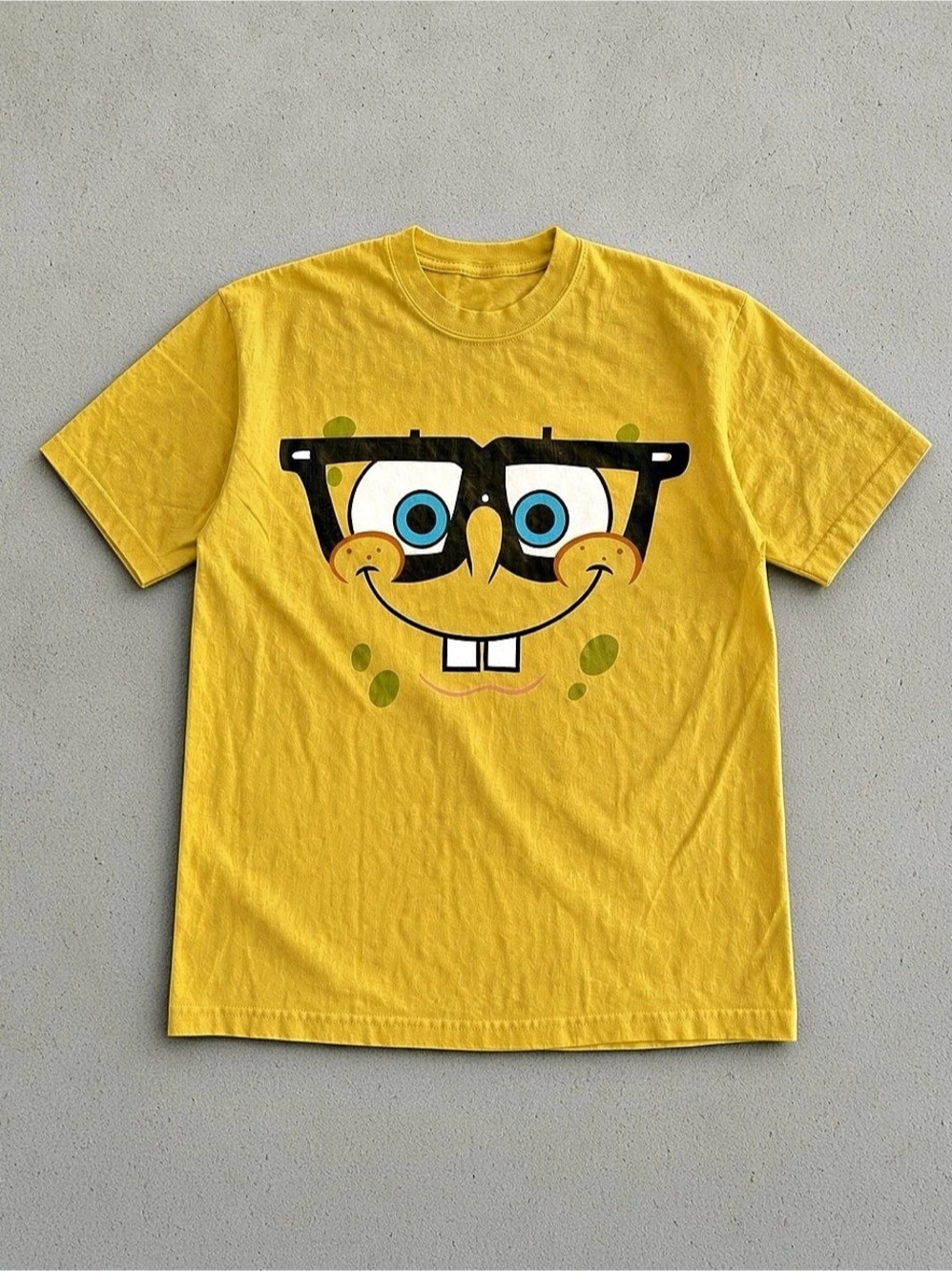 Gildan 5000 SpongeBob Graphic Tee in Yellow